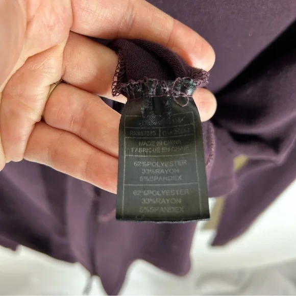 Cupcakes & Cashmere | Purple Long Sleeve Top Women’s Size Small - Picture 9 of 12